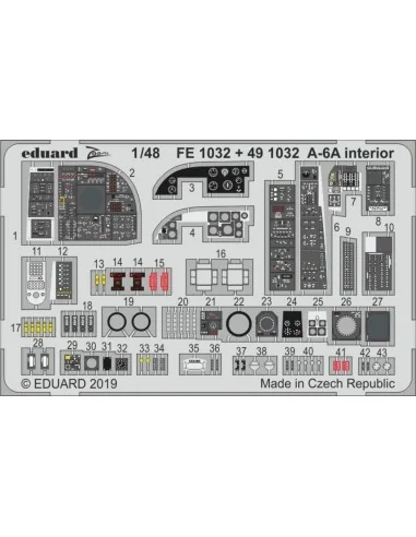 A-6A interior for Hobby Boss, 1/48 - Eduard Accessories FE1032