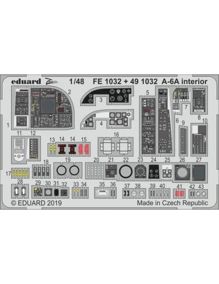 A-6A interior for Hobby Boss, 1/48 - Eduard Accessories FE1032