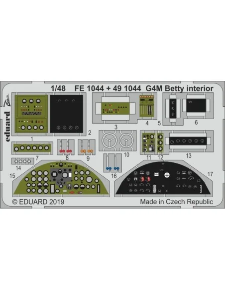 [NO_DESC] G4M Betty interior for Tamiya, 1/48 - Eduard Accessories ...