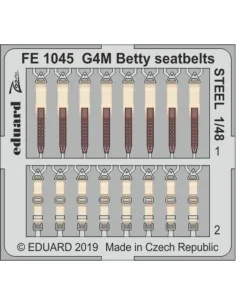 G4M Betty seatbelts STEEL for Tamiya, 1/48 - Eduard Accessories FE1045