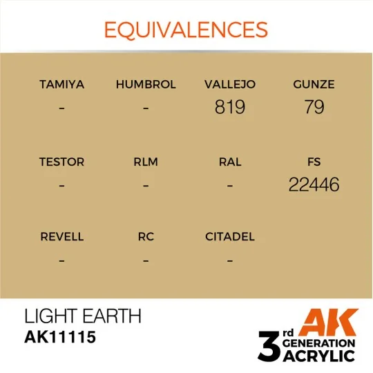 Light Earth 17ml - AK Interactive AK11115