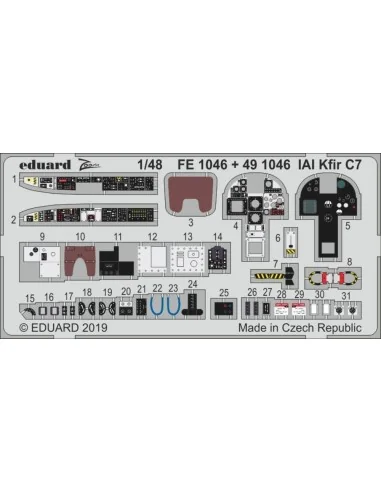 IAI Kfir C7 for AMK, 1/48 - Eduard Accessories FE1046