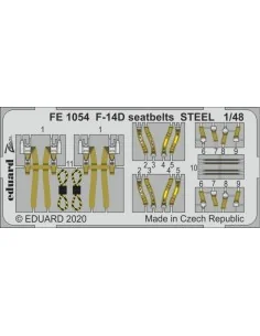 [NO_DESC] F-14D seatbelts STEEL for AMK, 1/48 - Eduard Accessories ...