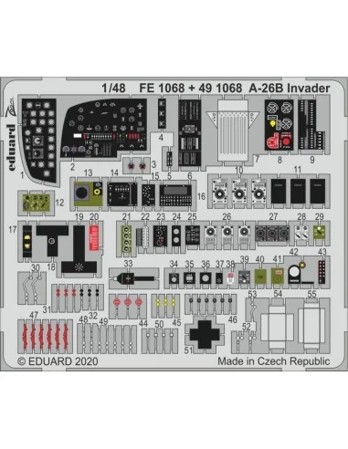A-26B Invader for ICM, 1/48 - Eduard Accessories FE1068