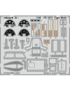 Tiger Moth for Airfix, 1/48 - Eduard Accessories FE1073
