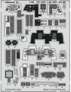 [NO_DESC] EA-6B for Kinetic, 1/48 - Eduard Accessories FE1087