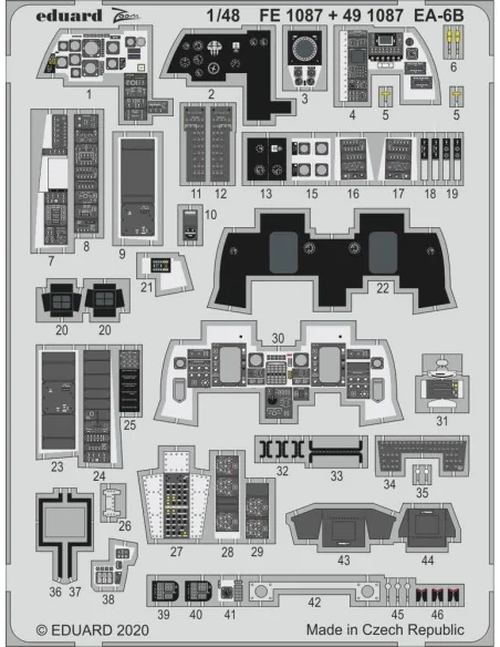 EA-6B for Kinetic, 1/48 - Eduard Accessories FE1087