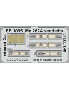 Me 262A seatbelts STEEL for Hobby Boss, 1/48 - Eduard Accessories F...