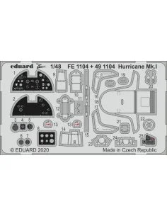 [NO_DESC] Hurricane Mk.I for Airfix, 1/48 - Eduard Accessories FE1104