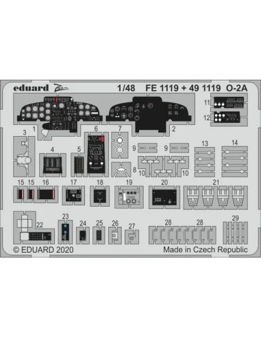 [NO_DESC] O-2A for ICM, 1/48 - Eduard Accessories FE1119