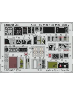 SBD-2 for Academy, 1/48 - Eduard Accessories FE1126
