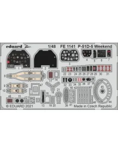 P-51D-5 Weekend for Eduard, 1/48 - Eduard Accessories FE1141