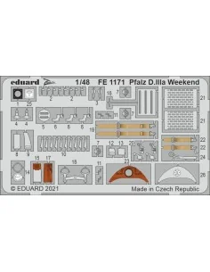 Pfalz D.IIIa Weekend 1/48 for EDUARD, 1/48 - Eduard Accessories FE1171