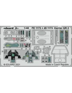 Harrier GR.3 1/48 for KINETIC, 1/48 - Eduard Accessories FE1173
