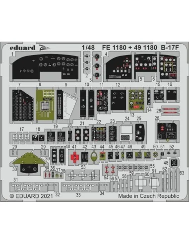 B-17F 1/48 for HKM, 1/48 - Eduard Accessories FE1180
