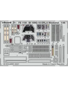 [NO_DESC] Bf 109G-10 ERLA Weekend 1/48 for EDUARD, 1/48 - Eduard Ac...