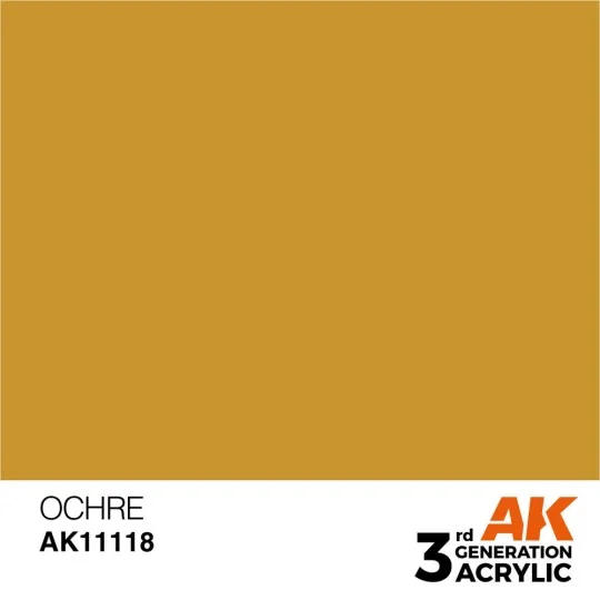 Ocher 17ml - AK Interactive AK11118 Ocher 17ml - AK Interactive AK11118