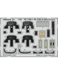 IA-58A Pucara 1/48 for KINETIC, 1/48 - Eduard Accessories FE1196
