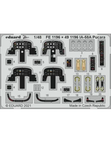 [NO_DESC] IA-58A Pucara 1/48 for KINETIC, 1/48 - Eduard Accessories...
