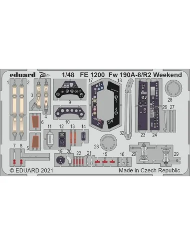 [NO_DESC] Fw 190A-8/R2 Weekend 1/48 for EDUARD, 1/48 - Eduard Acces...