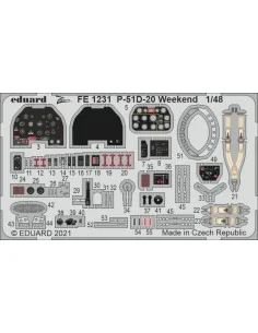 P-51D-20 Weekend for EDUARD, 1/48 - Eduard Accessories FE1231