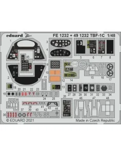 TBF-1C, for ACADEMY, 1/48 - Eduard Accessories FE1232