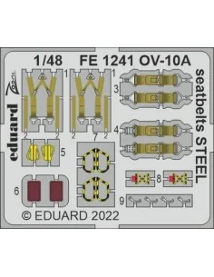 OV-10A seatbelts STEEL for ICM, 1/48 - Eduard Accessories FE1241