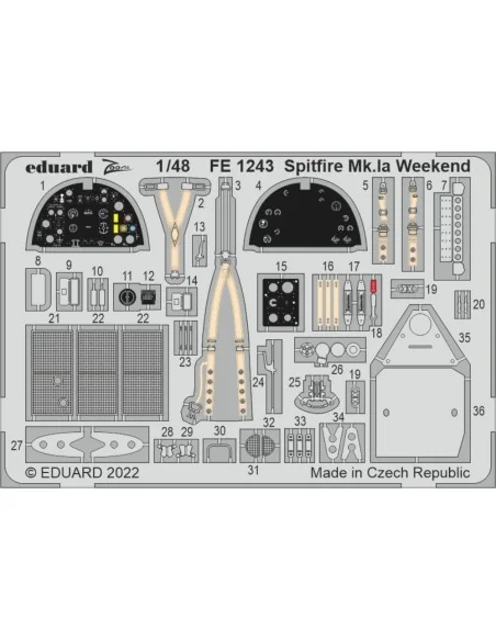 [NO_DESC] Spitfire Mk.Ia Weekend for EDUARD, 1/48 - Eduard Accessor...