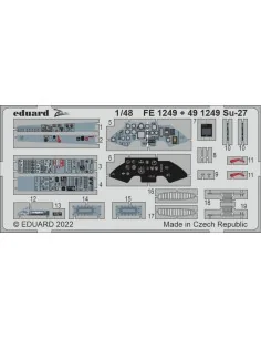 Su-27 for GREAT WALL HOBBY, 1/48 - Eduard Accessories FE1249