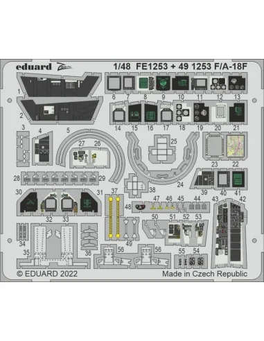 F/A-18F for MENG, 1/48 - Eduard Accessories FE1253