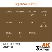 Mud Brown 17ml - AK Interactive AK11120 Mud Brown 17ml - AK Interactive AK11120