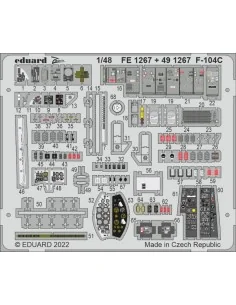 F-104C, 1/48 - Eduard Accessories FE1267