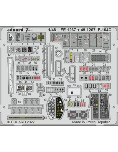 F-104C, 1/48 - Eduard Accessories FE1267