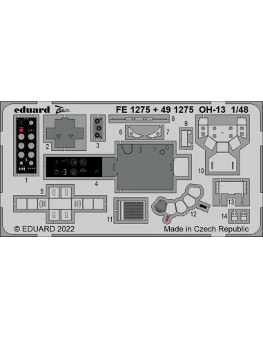 OH-13, 1/48 - Eduard Accessories FE1275