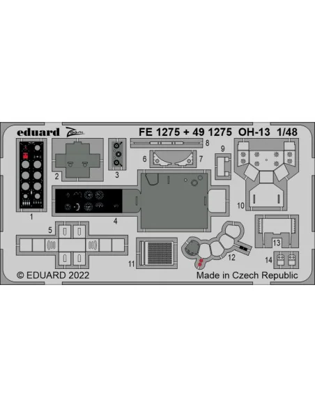 OH-13, 1/48 - Eduard Accessories FE1275