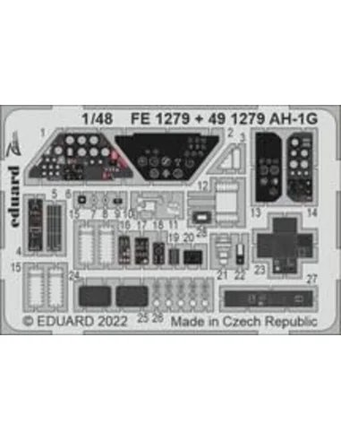 AH-1G, 1/48 - Eduard Accessories FE1279