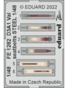 D3A1 Val seatbelts STEEL, 1/48 - Eduard Accessories FE1282