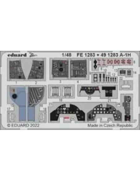 A-1H, 1/48 - Eduard Accessories FE1283