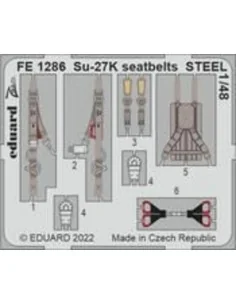 Su-27K seatbelts STEEL, 1/48 - Eduard Accessories FE1286