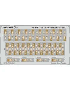 Go 242B seatbelts STEEL, 1/48 - Eduard Accessories FE1287