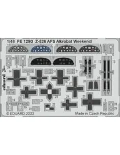 Z-526 AFS Akrobat Weekend, 1/48 - Eduard Accessories FE1293