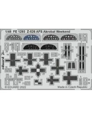 Z-526 AFS Akrobat Weekend, 1/48 - Eduard Accessories FE1293