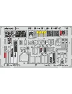F-86F-40, 1/48 - Eduard Accessories FE1298