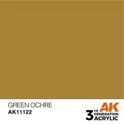 Green Ocher 17ml - AK Interactive AK11122 Green Ocher 17ml - AK Interactive AK11122