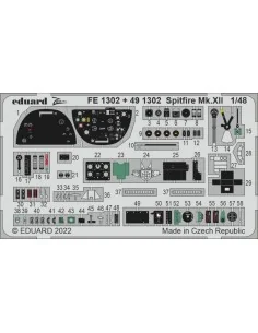 Spitfire Mk.XII for AIRFIX, 1/48 - Eduard Accessories FE1302