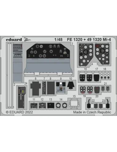 Mi-4 for TRUMPETER, 1/48 - Eduard Accessories FE1320