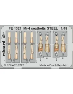 [NO_DESC] Mi-4 seatbelts STEEL for TRUMPETER, 1/48 - Eduard Accesso...