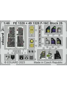 F-16C Block 25 1/48 for KINETIC, 1/48 - Eduard Accessories FE1328