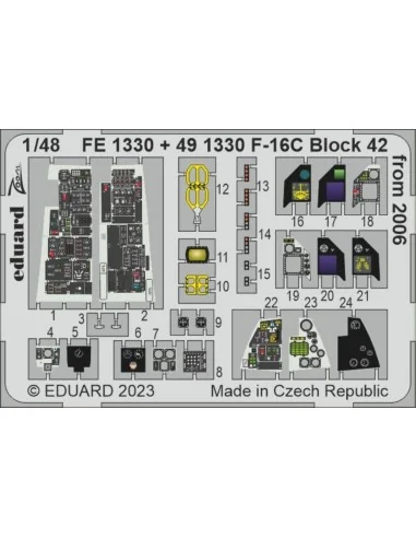 [NO_DESC] F-16C Block 42 from 2006 1/48 for KINETIC, 1/48 - Eduard ...