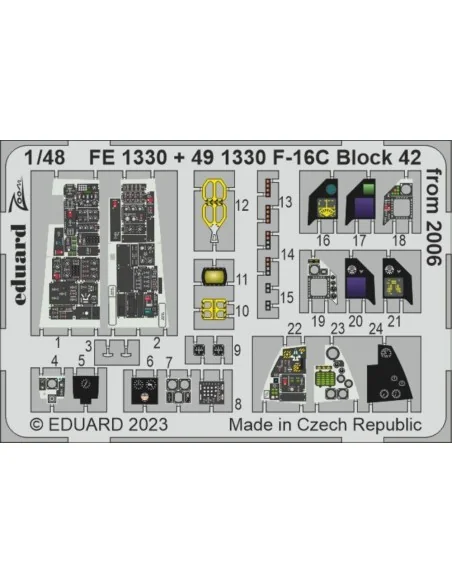 [NO_DESC] F-16C Block 42 from 2006 1/48 for KINETIC, 1/48 - Eduard ...